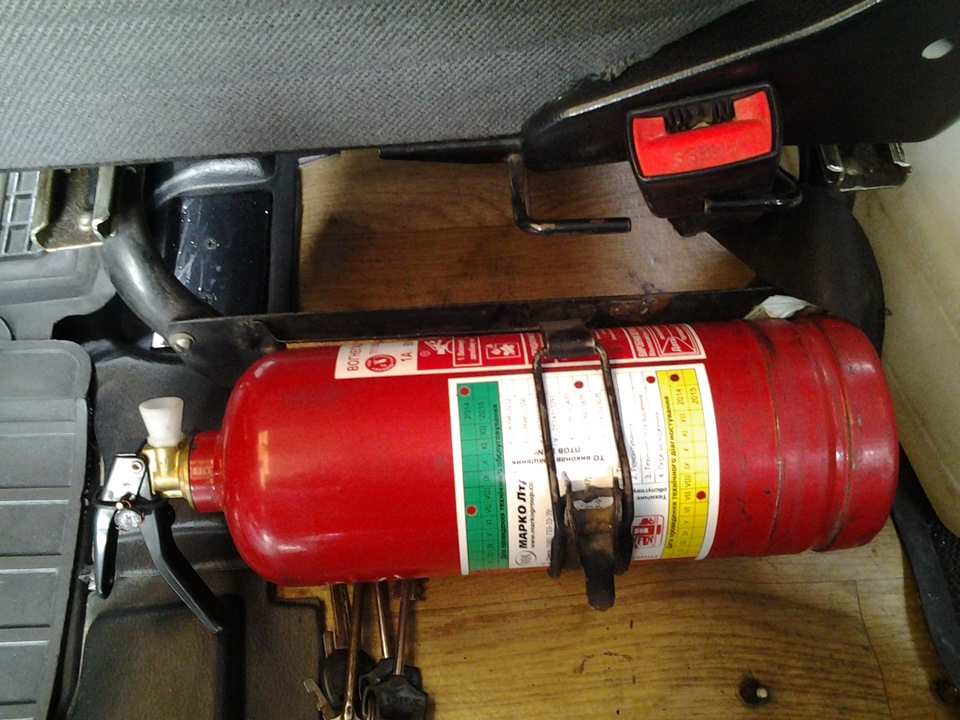 Какой огнетушитель должен быть в автомобиле в 2018 году: требования гибдд